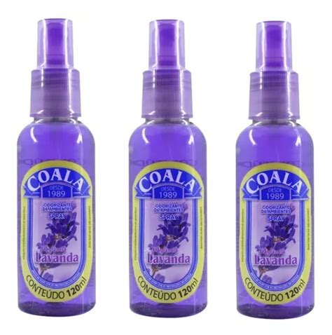 Kit Odorizante Coala Spray Lavanda 120ml 3 Unidades MercadoLivre