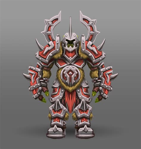 Arthur Lorenz [fan Art] World Of Warcraft Racial Class Armor Design Orc