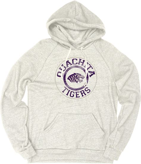 Ouachita Tigers Collaboration Triblend Fleece Raglan Hoodie Ouachita