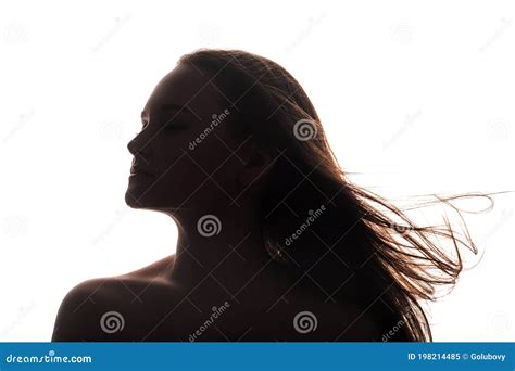 Female Silhouette Soul Healing Inspired Woman Stock Image Image Of