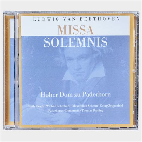 CD Beethoven Missa Solemnis Erzbistum Paderborn