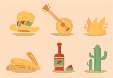 Mexican Food Vector Set 99094 Vector Art at Vecteezy