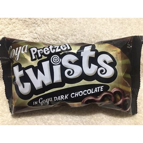 Goya Pretzel Twists In Goya Dark Chocolate 43g Shopee Philippines