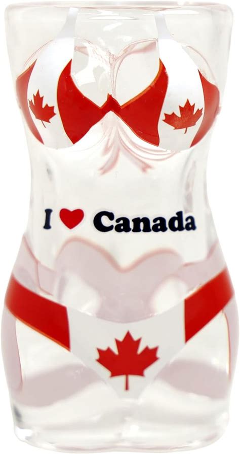 Canada Flag Full Body Bikini 3D Shot Glass Walmart