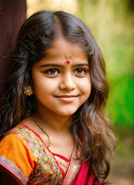 Premium Ai Image Indian Girl Kid