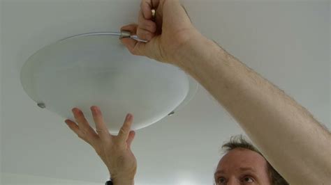 How To Remove The Glass Cover From A Ceiling Light YouTube