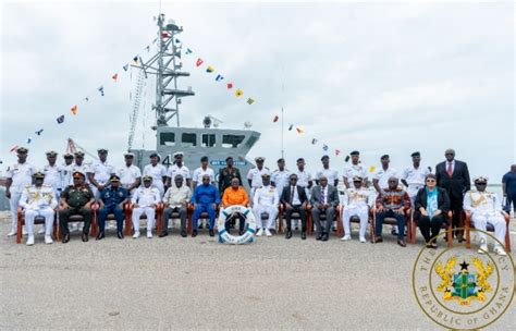 President Akufo Addo Presents Five Boats To Navy Commissions Oil