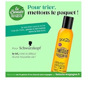 Schwarzkopf Got B Mousse Coiffante Cheveux D Finition Des Boucles