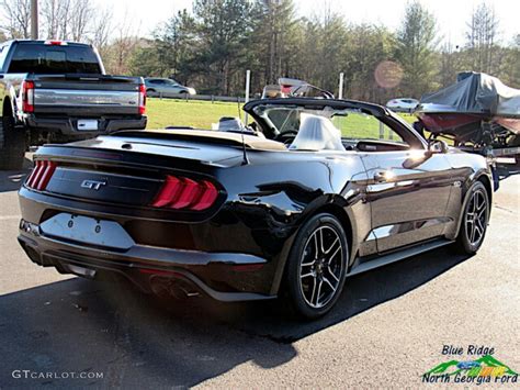 Shadow Black Ford Mustang Gt Premium Convertible Photo