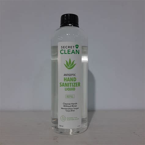 Jual Secret Clean Antiseptic Hand Sanitizer Liquid Refill Ml