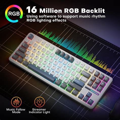 Snapklik Wireless Keyboard F Mechanical Keyboard Hot Swappable Custom Ghz Type C