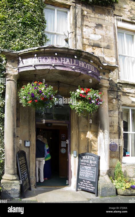 Old Hall Hotel Buxton Derbyshire England Stock Photo Alamy