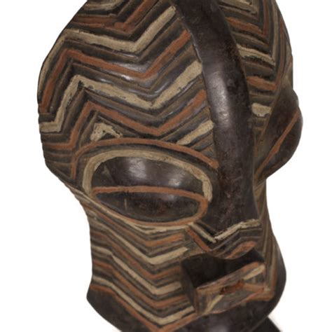 Female Mask Wood Kifwebe Songye Congo Drc Asian African Art