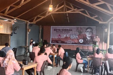 Beta Gibran Malut Deklarasikan Dukungan Untuk Gibran Di Pilpres