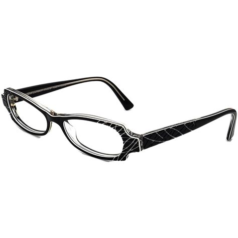 Jean Lafont Eyeglasses Tigresse 009 Blackandwhite Rectangular France 50[]15 142 Eyeglass Frames