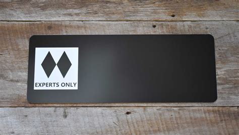 Custom Double Black Diamond Ski Trail Sign | Signs of the Mountains