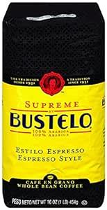 Amazon Supreme By Bustelo Whole Bean Espresso Coffee Ounce