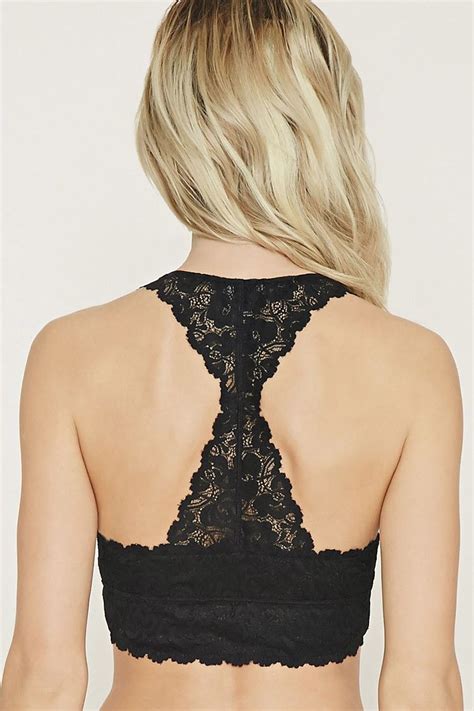 Floral Lace Racerback Bralette Racerback Bralette Floral Lace Fashion