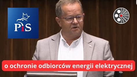 Władysław Kurowski o ochronie odbiorców energii elektrycznej YouTube