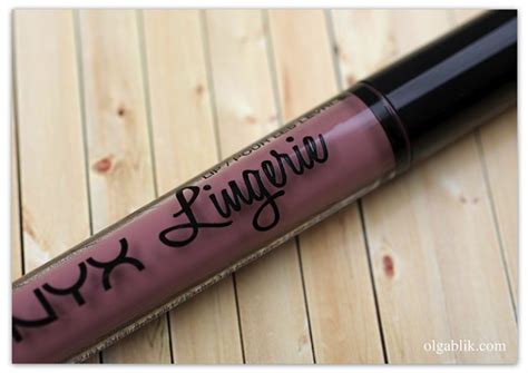 Жидкая матовая помада NYX Lip Lingerie Liquid Lipstick отзыв