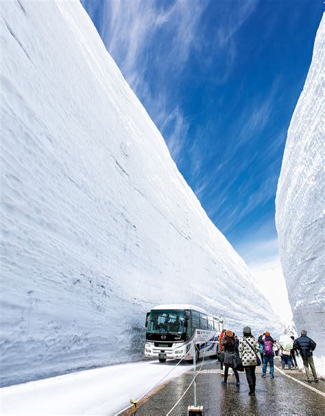 The Massive Snow Corridor At Tateyama Kurobe Alpine Route Is Opening In