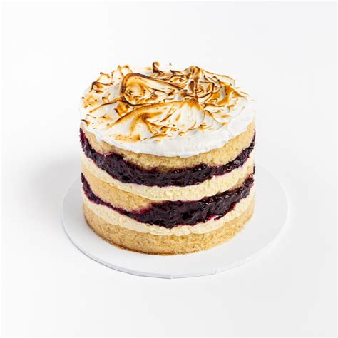 Naked Cake Blueberry Lemon Meringue Click Collect Lamanna