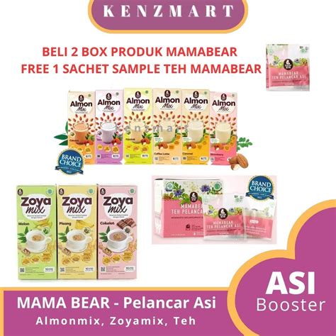 Jual MAMA BEAR ZOYAMIX 200 GRAM BOX ALMONMIX BOX ZOYA MIX