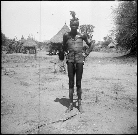 Mandari Man Wearing Beads From The Southern Sudan Project