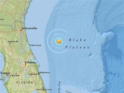 'Earthquake' off Florida coast caused by Navy