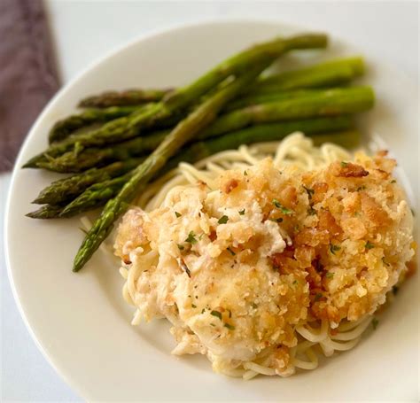 Easy Baked Scallop Casserole With Ritz Crackers Recipe Seafood