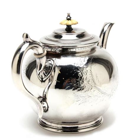 Antique Silverplate Teapot Lot 90 Collection Of Sterling Silvermay 4