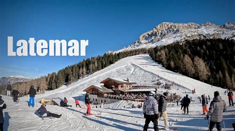 Skiing Latemar Obereggen Pampeago Predazzo Youtube