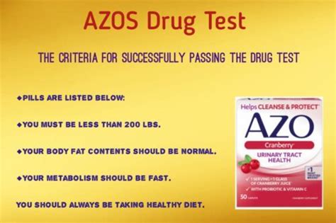 Azos Drug Test Can Azo Pills Help To Pass The Drug Test Testclear Reviews Detox From Weed