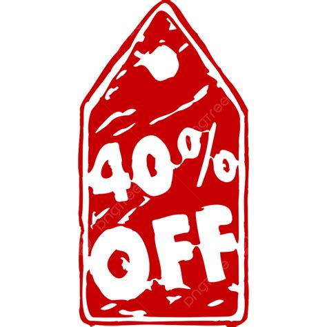 40 Percent Vector Design Images 40 Percent Off Discount Sticker Tag