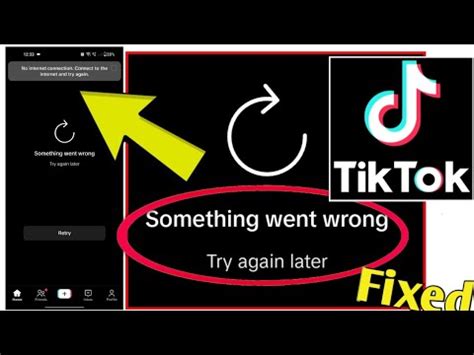 How To Fix Tik Tok Error Something Went Wrong Try Again Later YouTube