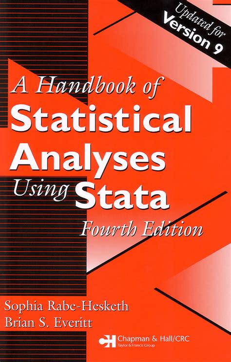 Stata Bookstore A Handbook Of Statistical Analyses Using Stata Fourth