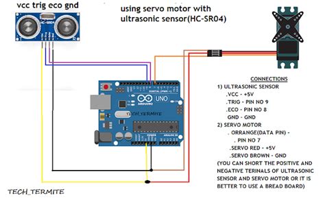 Servo Motor Control With Arduino And Servo Ultrasonic Sensor