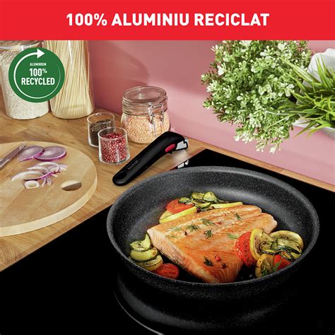 Set Piese Tefal Ingenio Black Stone Cratita Cm Maner