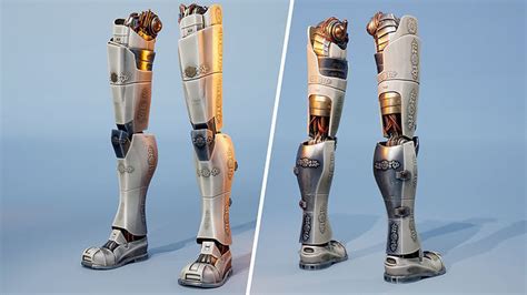 Mechanical Robot Legs With Cable And Carvings 3D Model 3D Model CGTrader