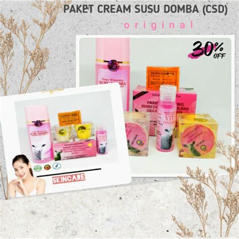 Jual Paket Skincare Cream Susu Domba Csd Original Shopee Indonesia