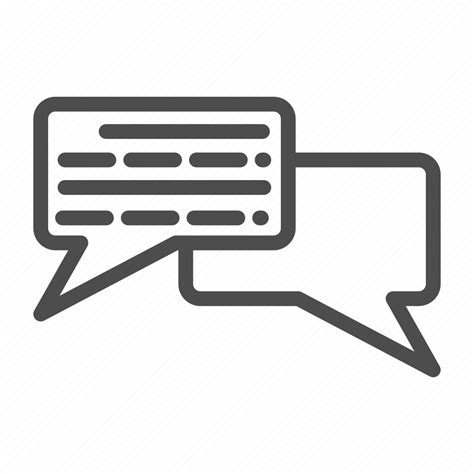 Bubble Chat Communication Dialogue Popup Message Talk Icon