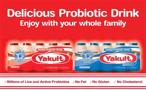 Yakult Probiotic Drink Original 27 Fl Oz Bottle Pack Of