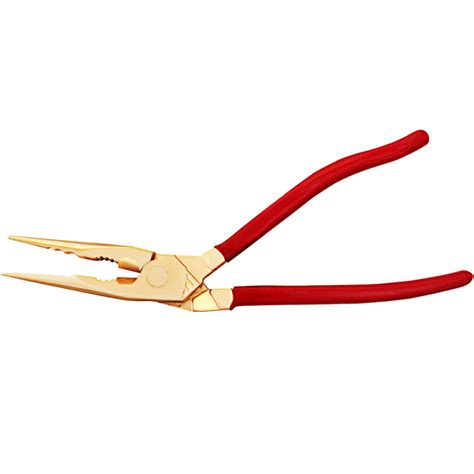 X Spark Non Sparking Germany Bent Pliers Snipe Nose Length With