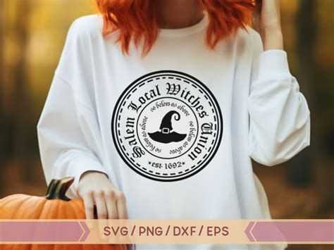 Salem Local Witches Union Svg Witches Svg Witch Hat Svg Etsy