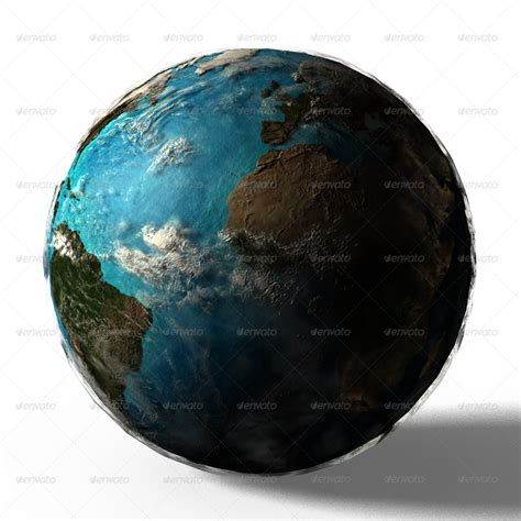 3D Photoshop Earth InfoGraphics Set By Joelferrell GraphicRiver