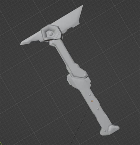 Stl File Valorant Glitchpop Axe Melee 11 3d Model・model To Download