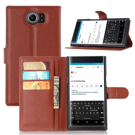 Luxury Cases For Blackberry Priv Phone Coque Carcasa With Stand