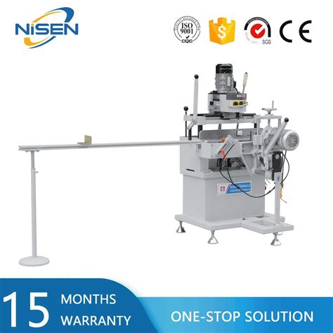 Nisen UPVC PVC Aluminum Window Door Making Machine Lock Hole Drilling