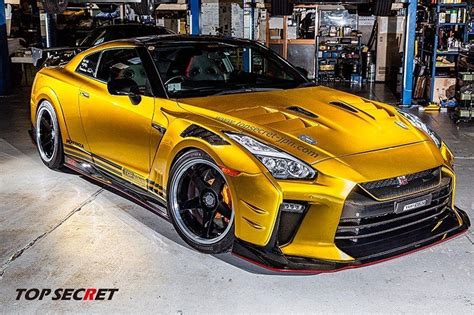 Top Secret S Nissan TS R35GTR Gold Lands In Malaysia Ready For TASKL