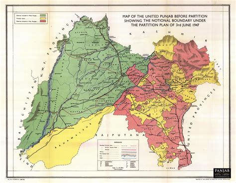 The Partition Plan of June 3, 1947 : r/Sikh